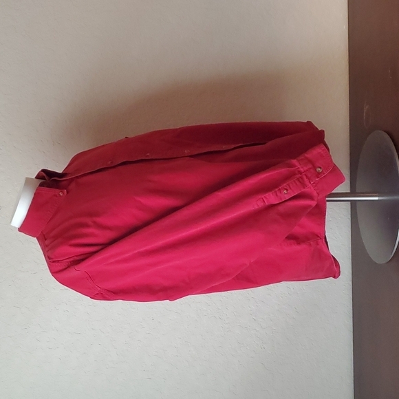 EUC. VTG. Bugle Boy Long Sleeve Button Up Shirt, L, Red - Picture 2 of 9